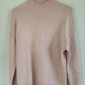 Magaschoni Soft Pink Turtleneck Sweater
